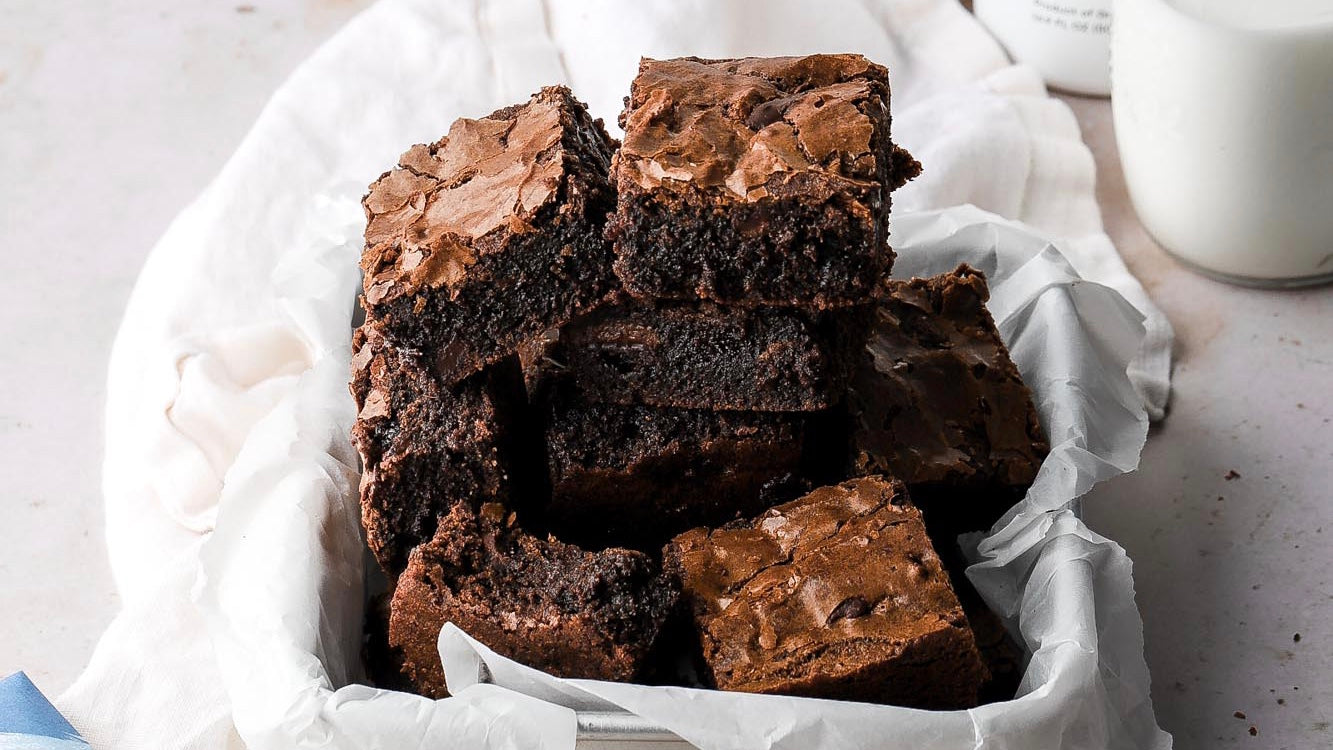 Olive shop oil brownies