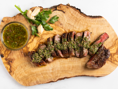 Spicy Lamb Chops with Chimichurri Sauce