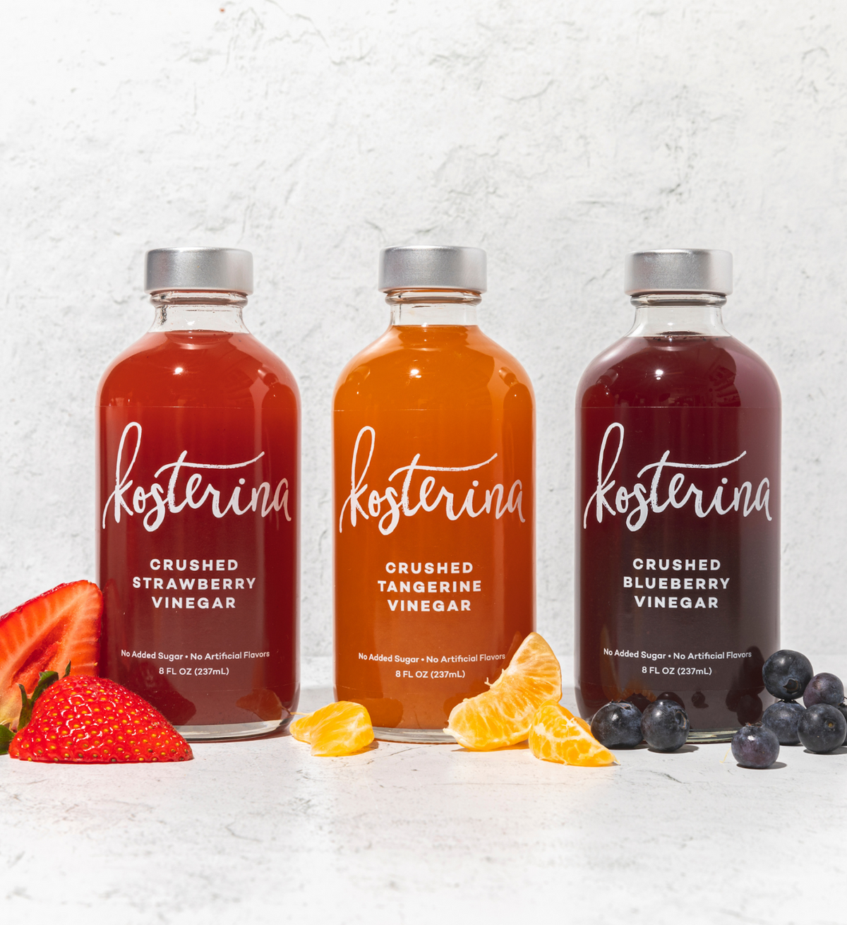 Crushed Fruit Vinegar Trio Kosterina